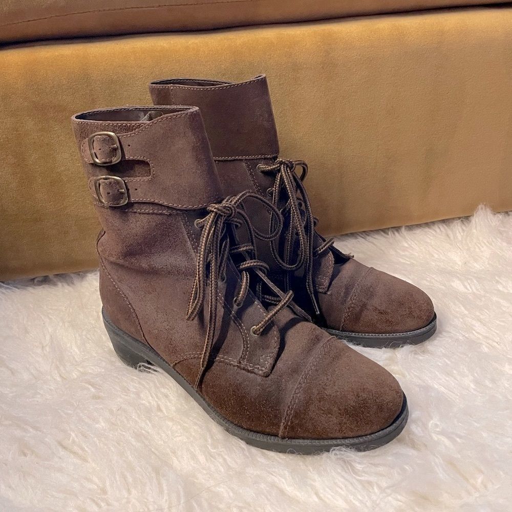 Euro Club Brown Combat Boot 8